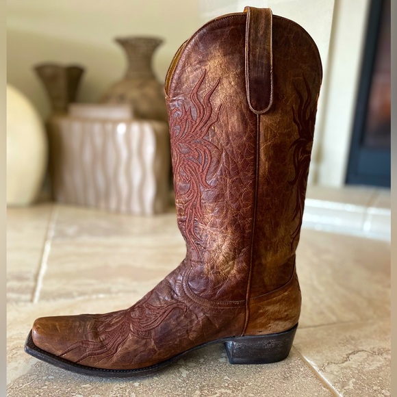 Old Gringo Rustic Distressed Cowboy Boots - Picture 8 of 10
